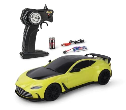 Image of Carson 1:24 Aston Martin Vantage 2.4GHz 100% RTR Remote Controlled Car LED Lighting Driving Time Approximately 60 Minutes RC Vehicle Remote Control Remote Controlled Toy