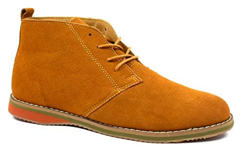 Image of New Desert Fashion Lace Up Suede Smart Boot UK Size 6-11 (EU 41, Camel Suede)