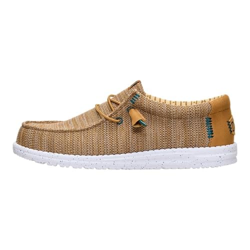 Image of HEYDUDE Wally Stretch Sox Slip on Shoe Bone Brown/Multi UK 8 Bone Brown/MultiUK 8Bone Brown/Multi