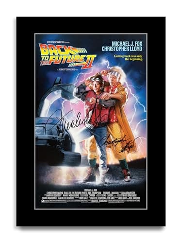 Image of HWC Trading Back to the Future Part II Gifts Printed Poster Signed Autograph Picture for Movie Memorabilia Fans (ID-002829) - A4 Print Only