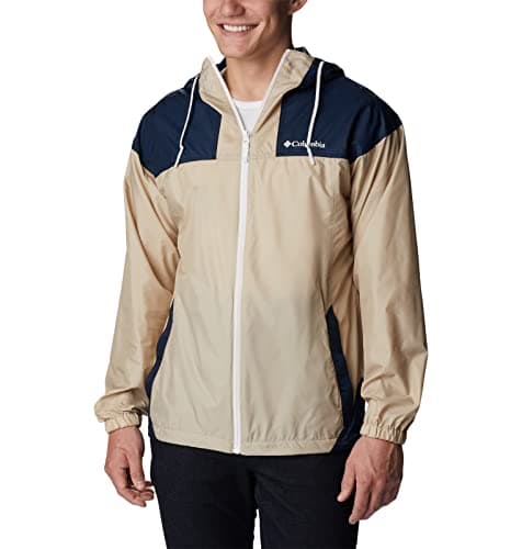 Image of Columbia Mens Flash Challenger Sun Protection Windbreaker Jacket Tan XXL