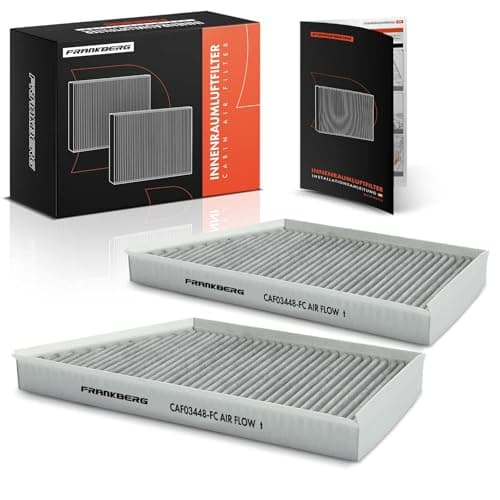 Image of Frankberg 2x Cabin Air Filters Compatible petrol with 206 CC 2D 206 Hatchback 2A/C 206 Saloon 206 SW 2E/K 206+ 2L 2M Replace# CU3448
