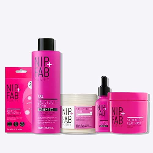 Image of Nip + Fab Blemish Be Gone Regime Set | Salicylic Acid Fix | Detoxify, Smooth, Calm, Moisturise Skin | Hyaluronic Acid | Niacinamide