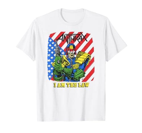 Image of Anthrax - Among The Living 35th I Am The Law T-Shirt