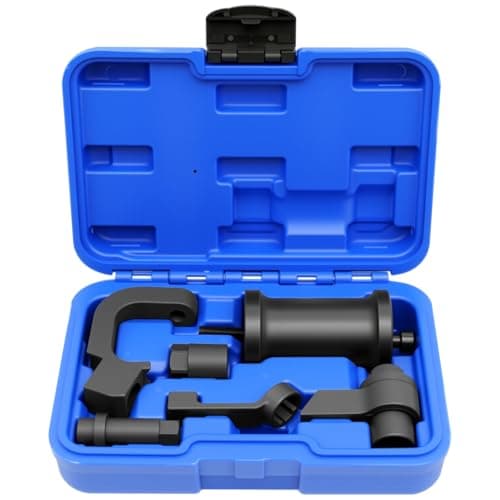 Image of ZKTOOL 6pcs Fuel Injector Remove Tool, Injector Puller Extractor Set, Injector Slid Hammer Puller, Compatible with VW Audi VAG 1.6 2.0 TDi Diesel T10402 T10415