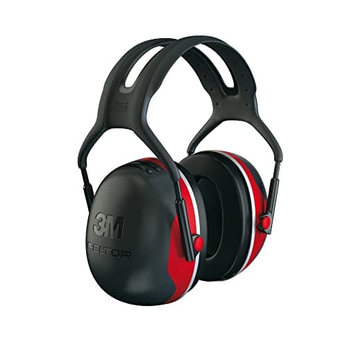 Image of 3M PELTOR X3A Ear Defenders Headband, Red