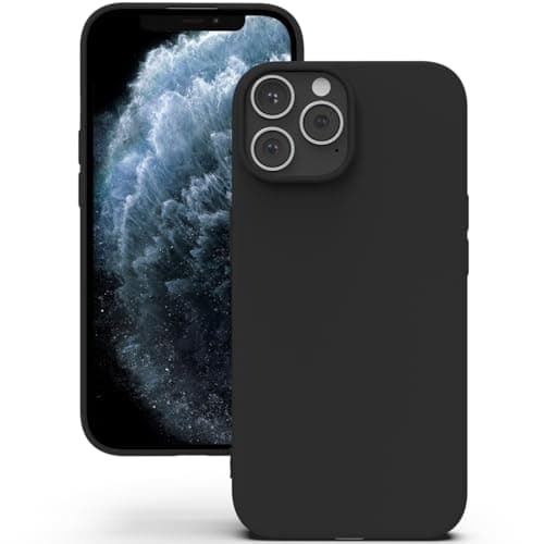 Image of YATWIN Silicone Case for iPhone 11 Pro, Soft-Touch, Shockproof, DustProof, Antiskid Full Body Armour Phone Cover for Apple iPhone 11 Pro - Black