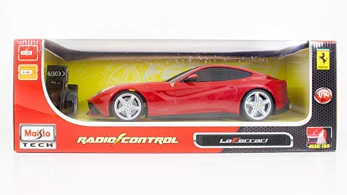 Image of Maisto 1:14 Scale LaFerrari Radio Controlled Model Car (Red)