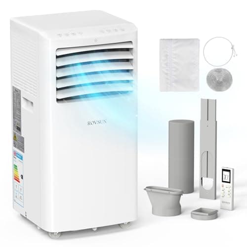 Image of Bonnlo 12000BTU Portable Air Conditioner, 5-in-1 Air Conditioning Unit, Heater 8500BTU, Dehumidifier, Sleep Mode, Fan 2 Speeds - Remote Control and Digital Display, 24H Timer,400cm Window Seal Kit