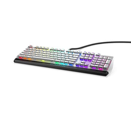 Image of Alienware 510K Low-Profile RGB Mechanical Gaming Keyboard, US Layout - AW510K (Lunar Light)