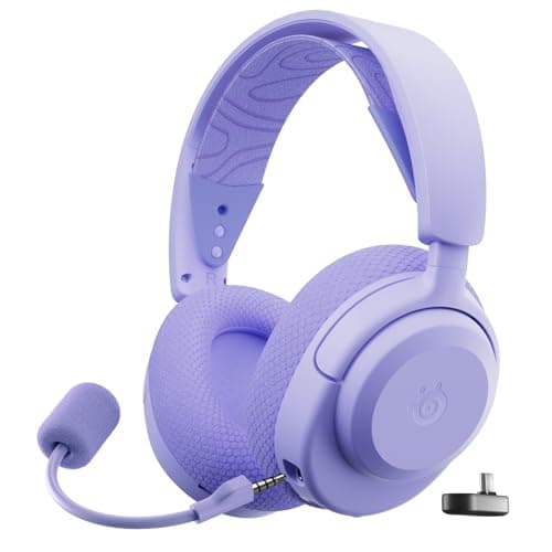 Image of SteelSeries Arctis Nova 3P Wireless - PS5 Headset - Gaming Headset - Mobile App Control - 40 HR Battery with fast charging - Compatible with PlayStation, PC, Switch - 2.4GHz/Bluetooth - Lavender