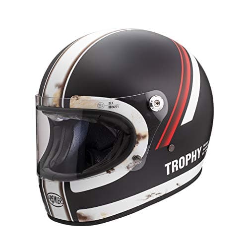 Image of Premier HELMET TROPHY DO 92 O.S. BM,BLACK/WHITE/RED,L