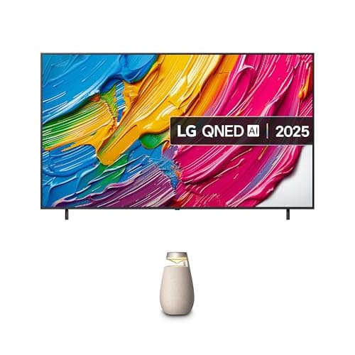 Image of LG 86QNED80A6A 86-Inch QNED AI 4K UHD Smart TV bundle with X02 Portable Bluetooth Multi-Directional Speaker, 15H Battery Life, IP55 Waterproof