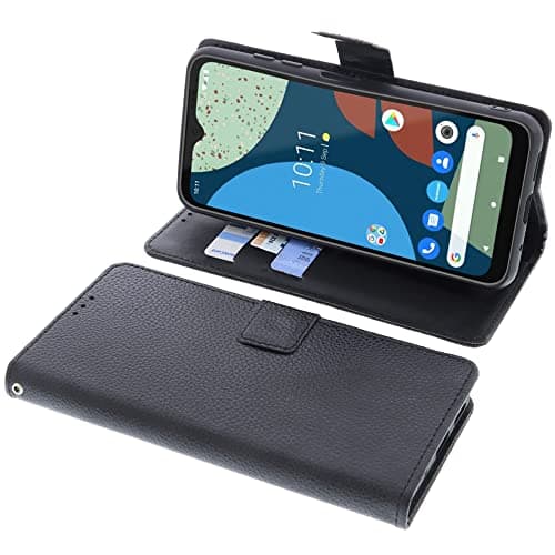 Image of foto-kontor Cover compatible with Fairphone 4 book-style black case