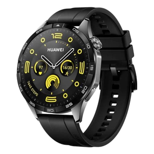 Image of HUAWEI WATCH GT 4 Smart Watch for men women - Up to 2 Weeks Battery Life Fitness Tracker - Compatible with Android & iOS - Health Monitoring with Pulse Wave Analysis - GPS Integrated -Black