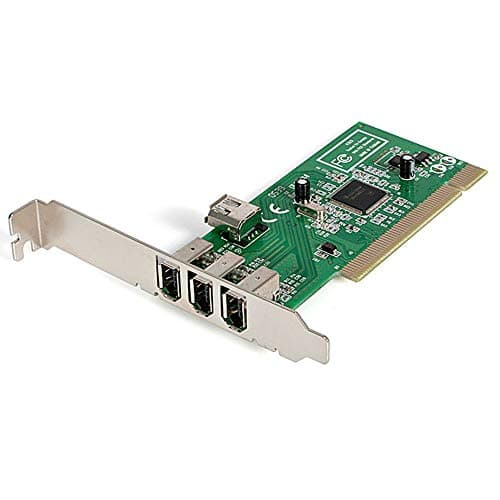 Image of 4 port PCI 1394a FireWire Adapter Card - 3 External 1 Internal FireWire PCI Card for Laptops (PCI1394MP)