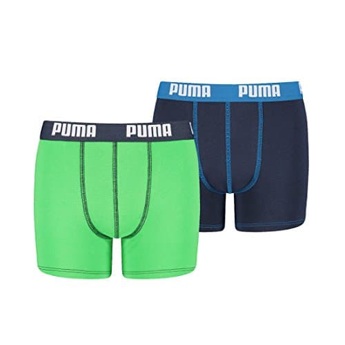 Image of PUMA Boys Boxer, Green/Blue, 158-164 (Pack of 2)