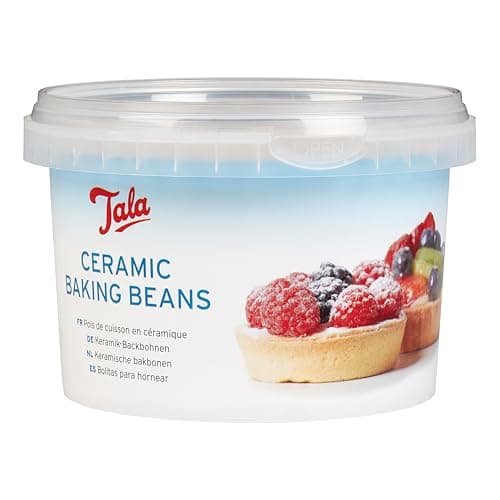 Image of Tala Ceramic Baking Beans - Reusable Heat Resistant Blind Weights - Oven Beads for Pies, Tarts, and Pastry Crusts - Bakeware Accessories - Approx. 700g