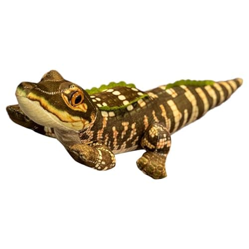 Image of Stuffed Crocodile Plush | 19 Inch Realistic Soft Toy, Unique Model Doll With Detailed Features | Adorable Pillow Simulation For Children, Home Decoration, Gift Idea