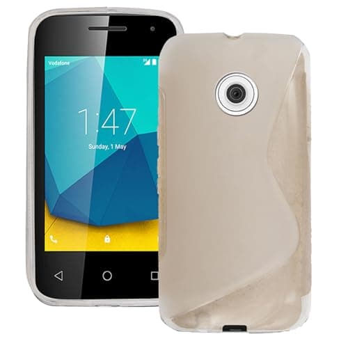Image of Case For For Vodafone Smart First 7 - Soft TPU Silicone Gel Shockproof Slim Protective Durable Flexible Phone Cover for For Vodafone Smart First 7 - Clear S Line