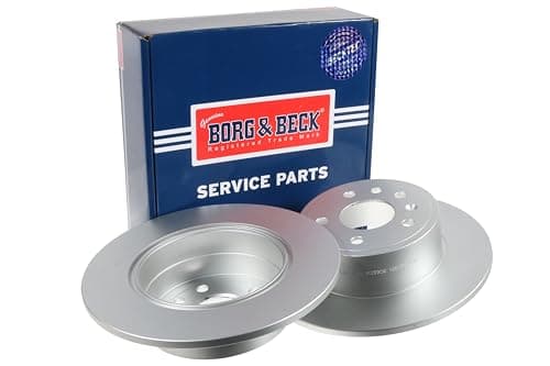 Image of Borg & Beck BRAKE DISC PAIR Toyota Hilux 3.0D-4D 12/07-