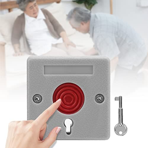 Image of Panic Button Fireproof Embedded Emergency Button Home Security Anti-Theft Alarm Button Manual Key Reset