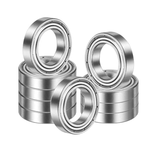 Image of sourcing map 10 Pack 6804ZZ Deep Groove Ball Bearings, 20 x 32 x 7mm Chrome Steel Double Shield Bearing for Electric Motor, Home Appliances, Industrial Machinery, (ABEC5)