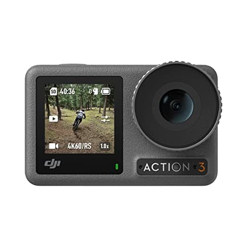 Image of DJI Osmo Action 3 Standard Combo, Waterproof Action Camera with 4K HDR & Super-Wide FOV, 10-Bit Color Depth, HorizonSteady, Cold Resistant & Long-Lasting, Vlogging Camera for YouTube