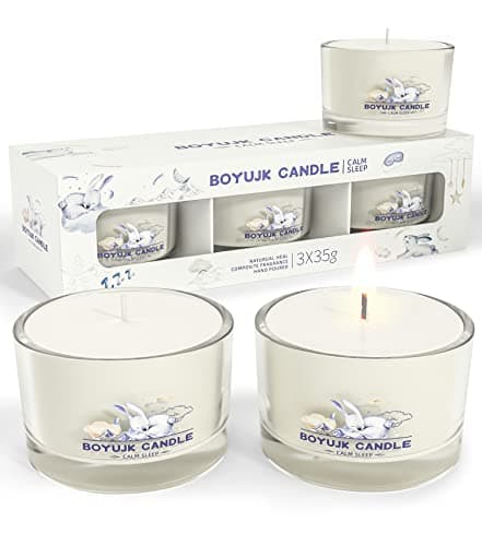 Image of Sleep Candles Gifts for Women | Lavender Scented Candles Gift Set for Anxiety | Lavender Promotes Sleep | Chamomile Relieves Stress | Relaxation Gifts for Women (Calm Sleep Collection)