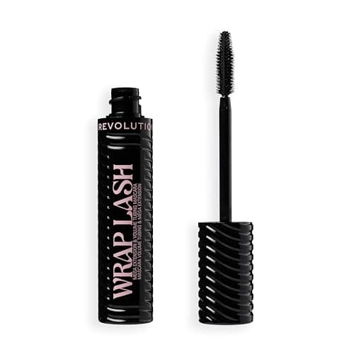 Image of Revolution Wrap Lash, Tubing Mascara, Smudge-Proof, Water-Resistant, for Length & Volume, Vegan & Cruelty-Free, Ultra Black, 8.5ml