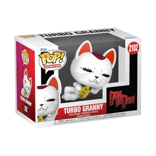 Image of Funko Pop! Animation: Dandadan - Turbo Granny Cat - Dan Da Dan - Collectable Vinyl Figure - Gift Idea - Official Merchandise - Toys for Kids & Adults - Anime Fans - Model Figure for Collectors
