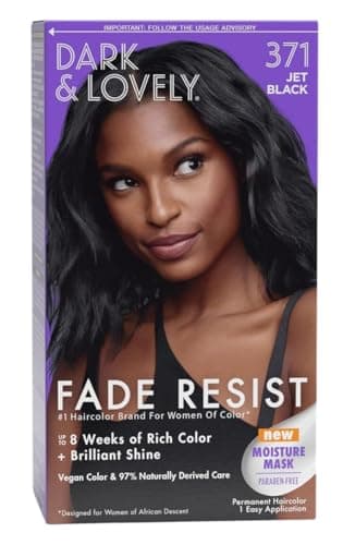 Image of Dark & Lovely Color #371 Jet Black