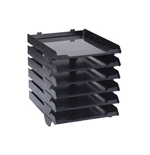 Image of Avery 5336BLK Original 6 Tier Paperstack Organiser, 250 x 300 x 320 mm - Black