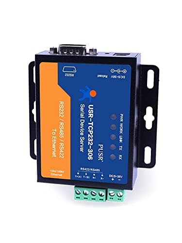 Image of PUSR TCP232-306 RS232 RS485 RS422 to Ethernet TCP IP Modbus Gateway Serial Device Server Serial to ethernet converters