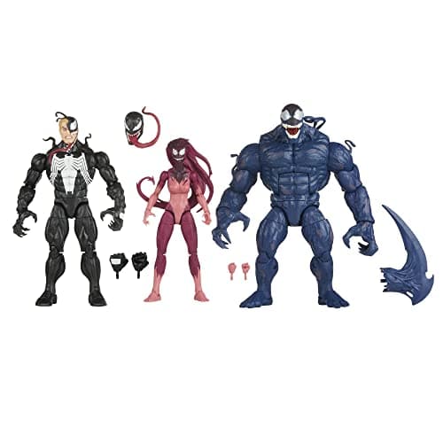 Image of Hasbro Marvel Legends Series Venom Multipack Action Figure 6-inch Scale Collectible Toy, 4 Accessories