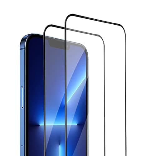 Image of Topme 2 Pack Tempered Glass Screen Protector for Motorola Moto Edge 20 Pro (6.7" Inches) Ultra HD Full Screen Anti Scratch Anti Smudge Screen Protector, No Bubbles - Black
