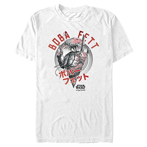 Image of Star Wars Men's The Boba Fett T-Shirt, White, 3XL