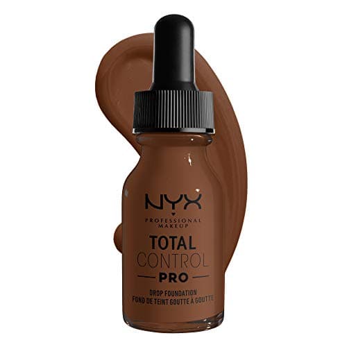 Image of NYX Professional Makeup Total Control Pro Drop Foundation, Precise Dosage, Customised and Buildable Coverage, Vegan Formula, True-to-Skin Finish, 13 ml, Shade: Deep Rich