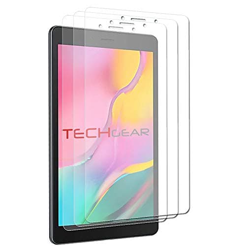 Image of TECHGEAR [Pack of 3 Screen Protectors Compatible for Samsung Galaxy Tab A 8.0 2019 8" (SM-T290 / SM-T295), Ultra CLEAR Screen Protector Guard Cover