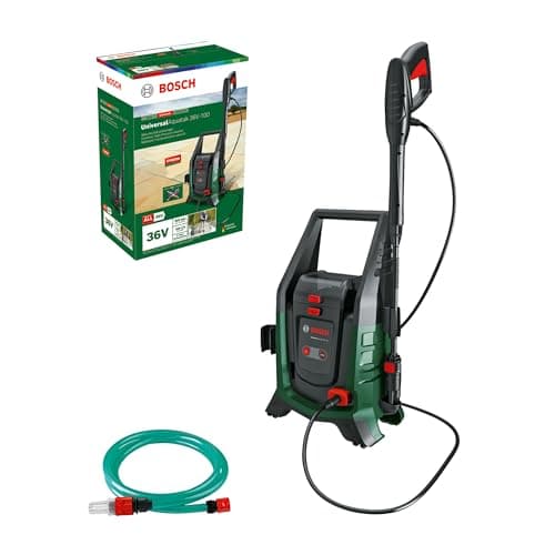 Image of Bosch Cordless and Mobile High-Pressure Washer Set UniversalAquatak 36V-100 (for Cleaning at Home or Away; 36 Volt System; Up to 45 Mins Run Time; Self-Priming Kit; Without Battery)