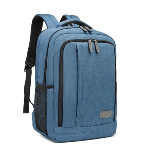Image of Kono Laptop Backpack for Men Computer Bag for 15.6 Inch Notebook School Bags Casual Daypack Rucksack for Women Men Travel Business Work College (Blue)