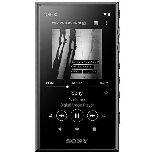 Image of Sony Nw-A105 16GB Walkman Hi-Res Portable Digital Music Player with Android 9.0, 3.6" Touch Screen, S-Master Hx, DSEE-Hx, Wi-Fi & Bluetooth and USB Type-C - Black