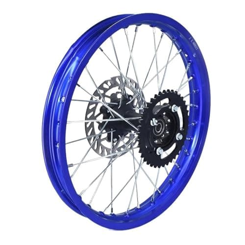 Image of Motorbike Wheels Fit For KLX Fit For CRF Rear Rims Aluminum Alloy Circle Of 17" Wheel 1.60 X 17" Inch With Disc Brake Sprocket(428-15MM-Blue)