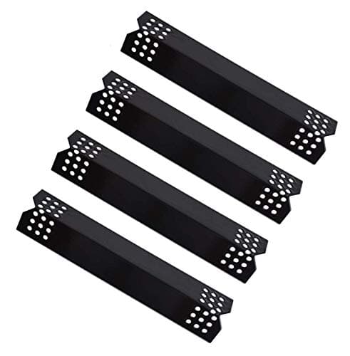Image of LOKHING 97371 (4-Pack) Porcelain Steel Flame Tamer, Heat Shields, Heat Plate, Heat Tent, Grill Replacement Parts for Grill Master, Nexgrill and Other Gas Grill Models