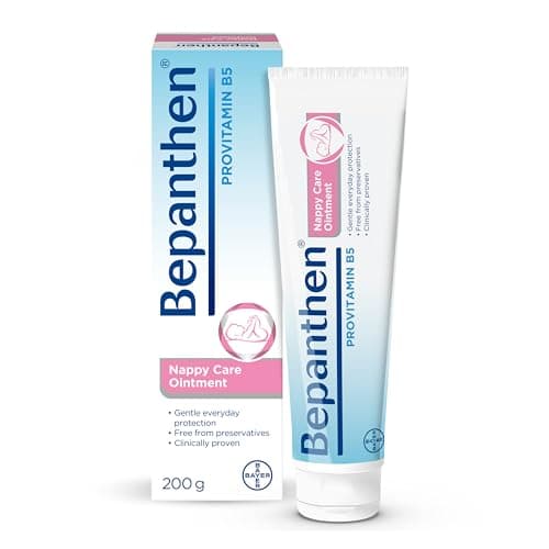 Image of Bepanthen Cream - 200g - Nappy Rash Ointment - Gentle Barrier Care for Babies with Lanolin - Soothing Treatment for Newborn Skin