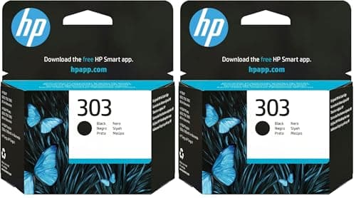 Image of HP T6N02AE 303 Original Ink Cartridge, Black, Single Pack (Packaging May Vary) (Pack of 2)