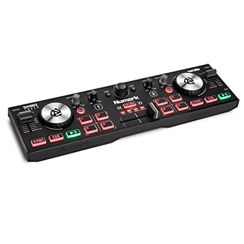 Image of Numark DJ2GO2 Touch Compact DJ Controller with 2 Decks, Mixer, Audio Interface and Serato Lite
