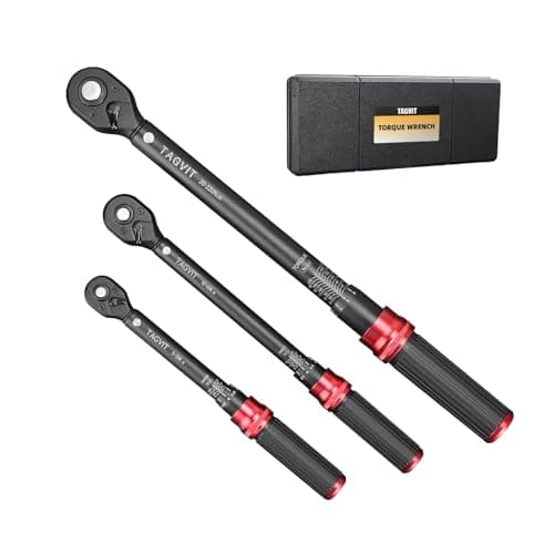 Image of 3-Piece Torque Wrench Set - 5-25NM, 10-60NM, 20-220NM High Accuracy Torque Tools for Automotive Repair, Workshop & DIY Heavy-Duty, Corrosion-Resistant | Ideal for Mechanics, Hobbyists & Metalworki