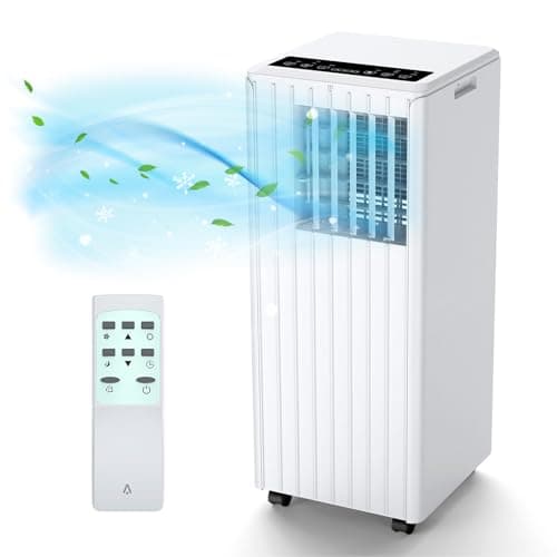 Image of 3 In1 Portable Air Conditioner 9000 BTU, Dehumidifier 35L/Day, Cooler, Fan With 2 Speeds, Digital Display & Remote Control, 24 Hours Timer, Air Conditioning Unit for Homes Rooms