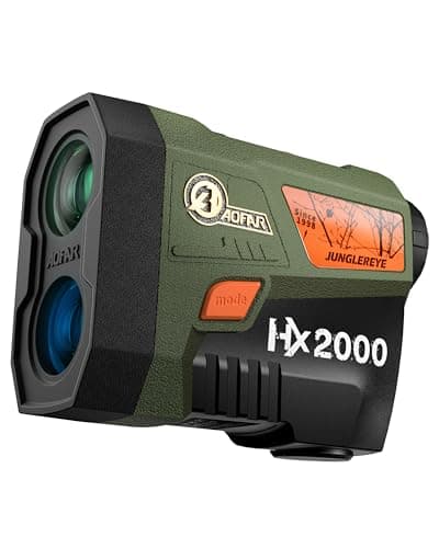 Image of AOFAR HX2000 Hunting Rangefinder with Dual-color OLED Display, Ultra-clear optics with 95%+ transmittance of glass, 2000 Yards with Angle and Horizontal Distance, Range, Scan, Speed Mode, Waterproof